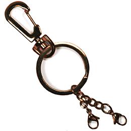 Aro chocolate para llavero