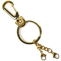 Aro dorado para llavero