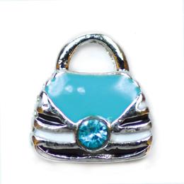Charm bolsita azul