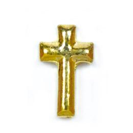 Charm cruz dorada