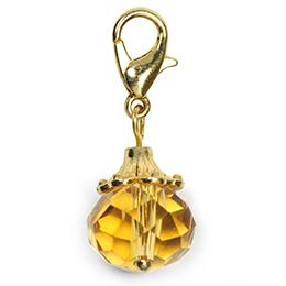 DAngle dorado piedra ambar