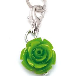 Dangle flor verde limon