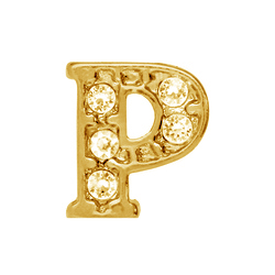 charm P dorada