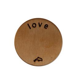 Plate chico chocolate love