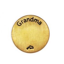 Plate chico dorado grandma