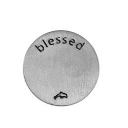 Plate chico plata blessed