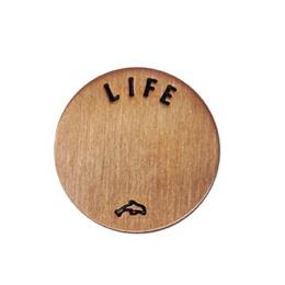 Plate chico rosa life