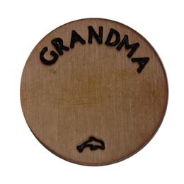Plate grande chocolate grandma