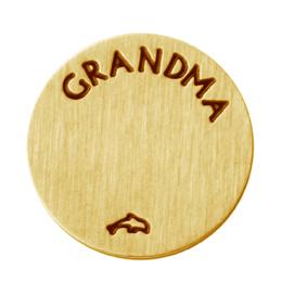 Plate grande dorado grandma