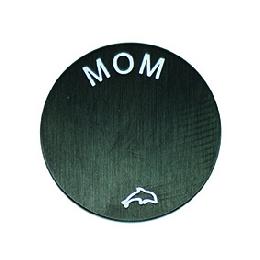 Plate grande negro MOM 