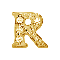 charm R dorada 