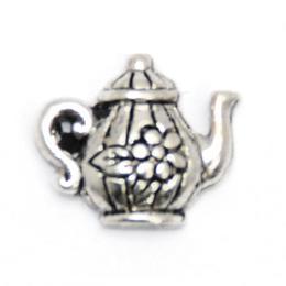 Charm tetera plateada